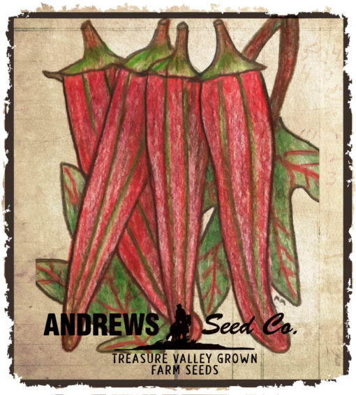 Red Burgundy Okra