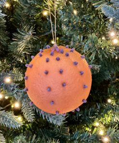 Pomander Clove Orange Ornament 