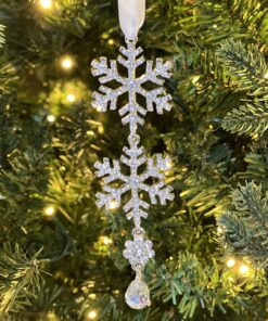 Rhinestone Drop Ornament 