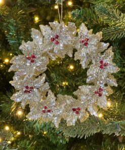 Sparkly Wreath Ornament 