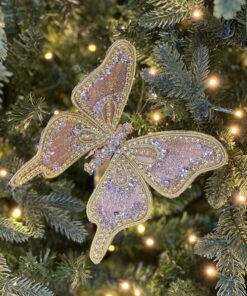 Yellow Butterfly Ornament 