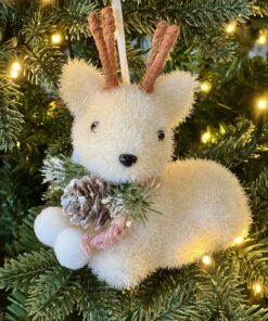 Laying Deer Ornament