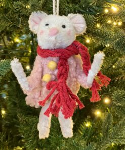 Mouse with Pink Jacket Ornament